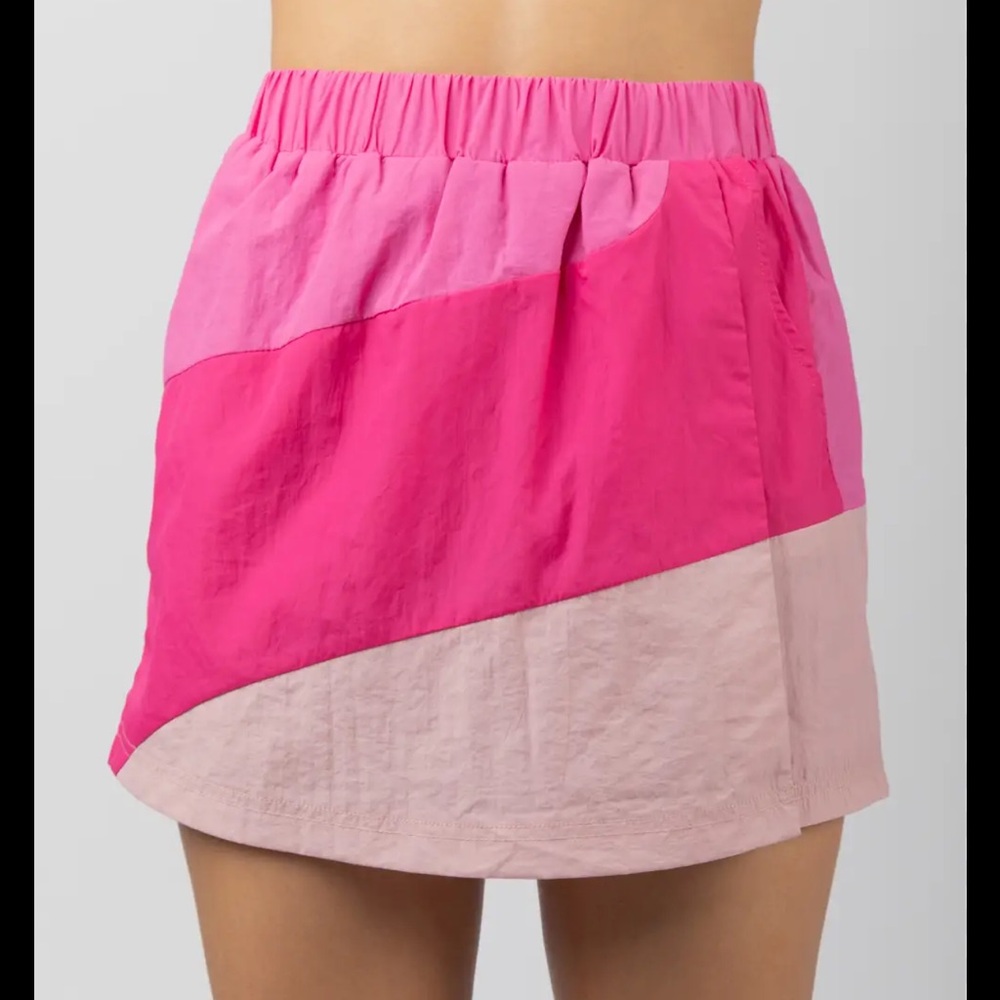 Colorblock Activewear Skort